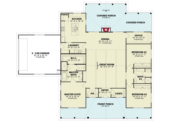 Alma Cottage | Craftsman House Plan | One Story House Plan