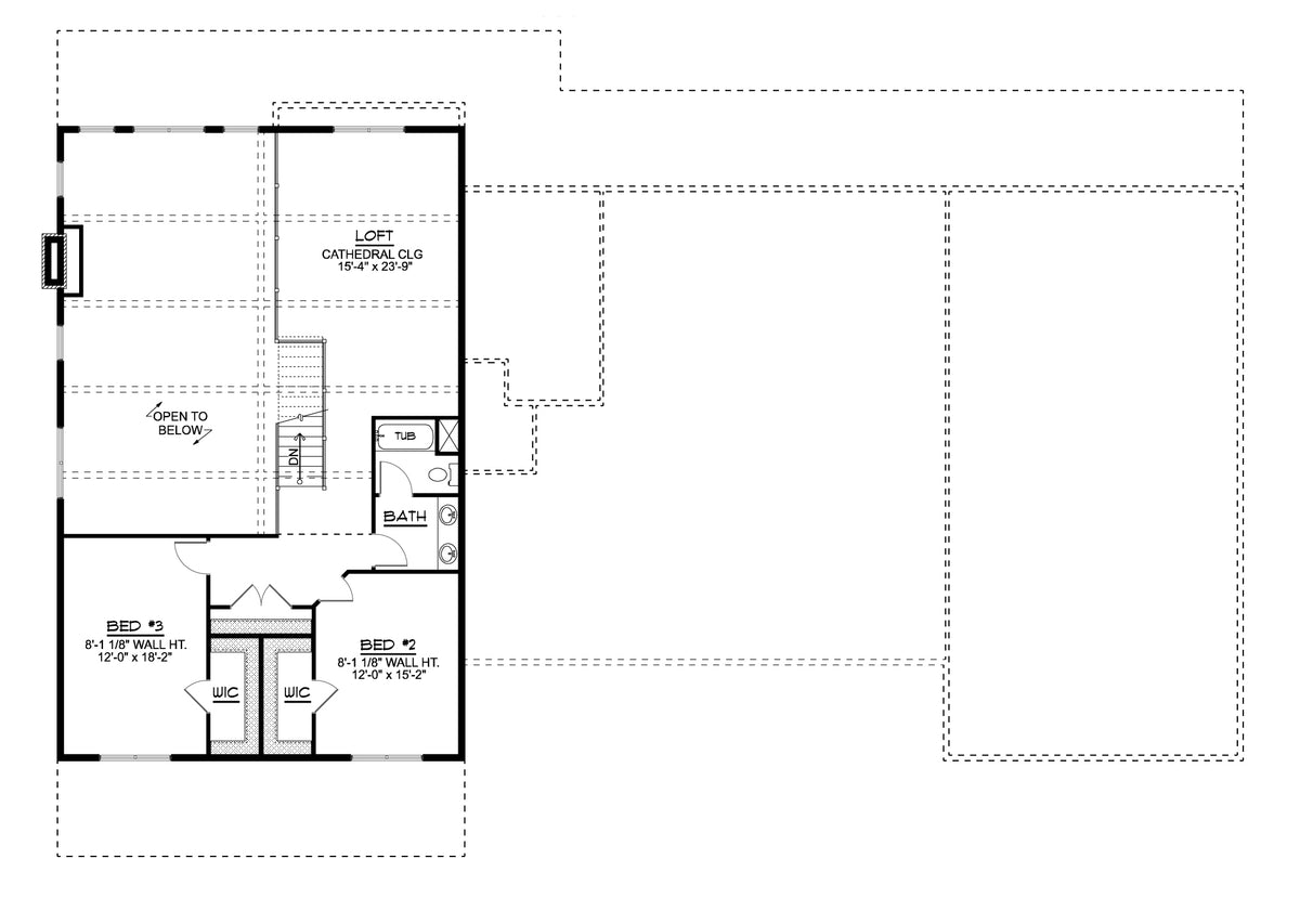 Tudor second floor plan