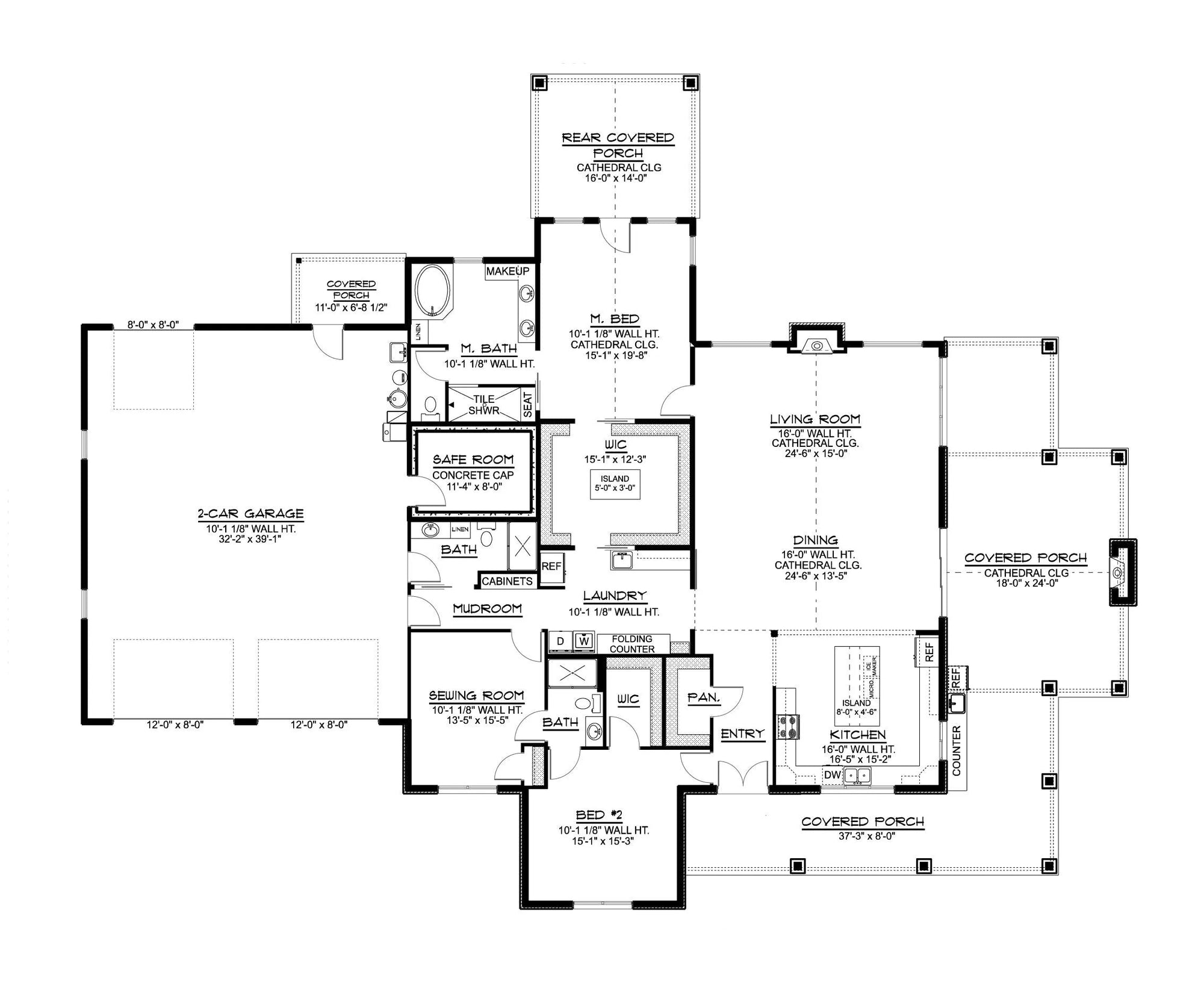 Medora House Plan - Archival Designs House Plans