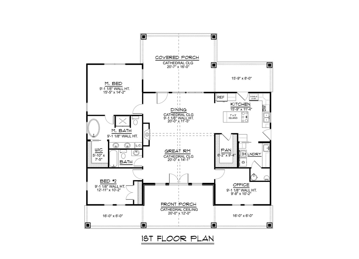 Flamingo House Plan - Archival Designs House Plans, floor plan