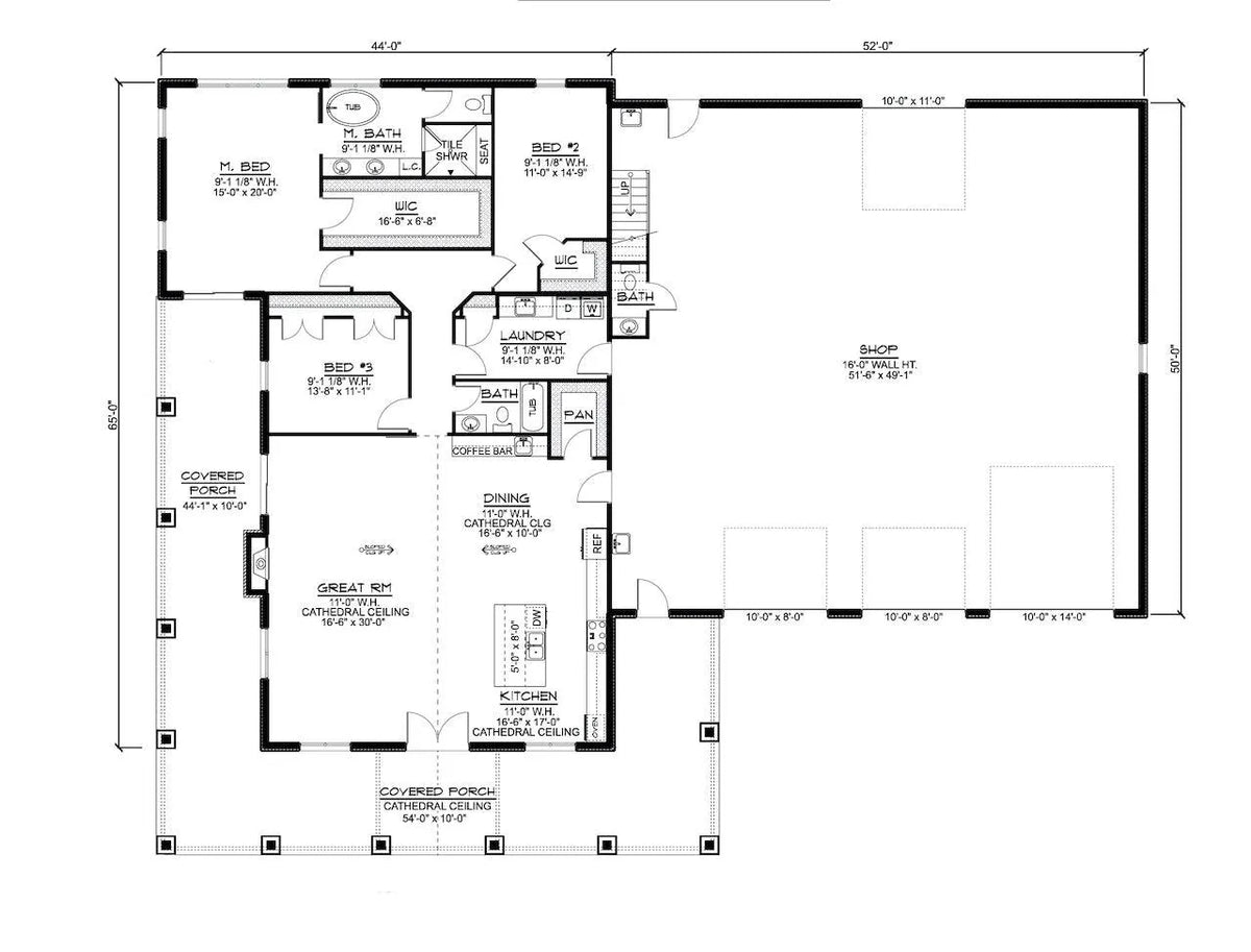 Caelan House Plan - Archival Designs House Plans, floor plan