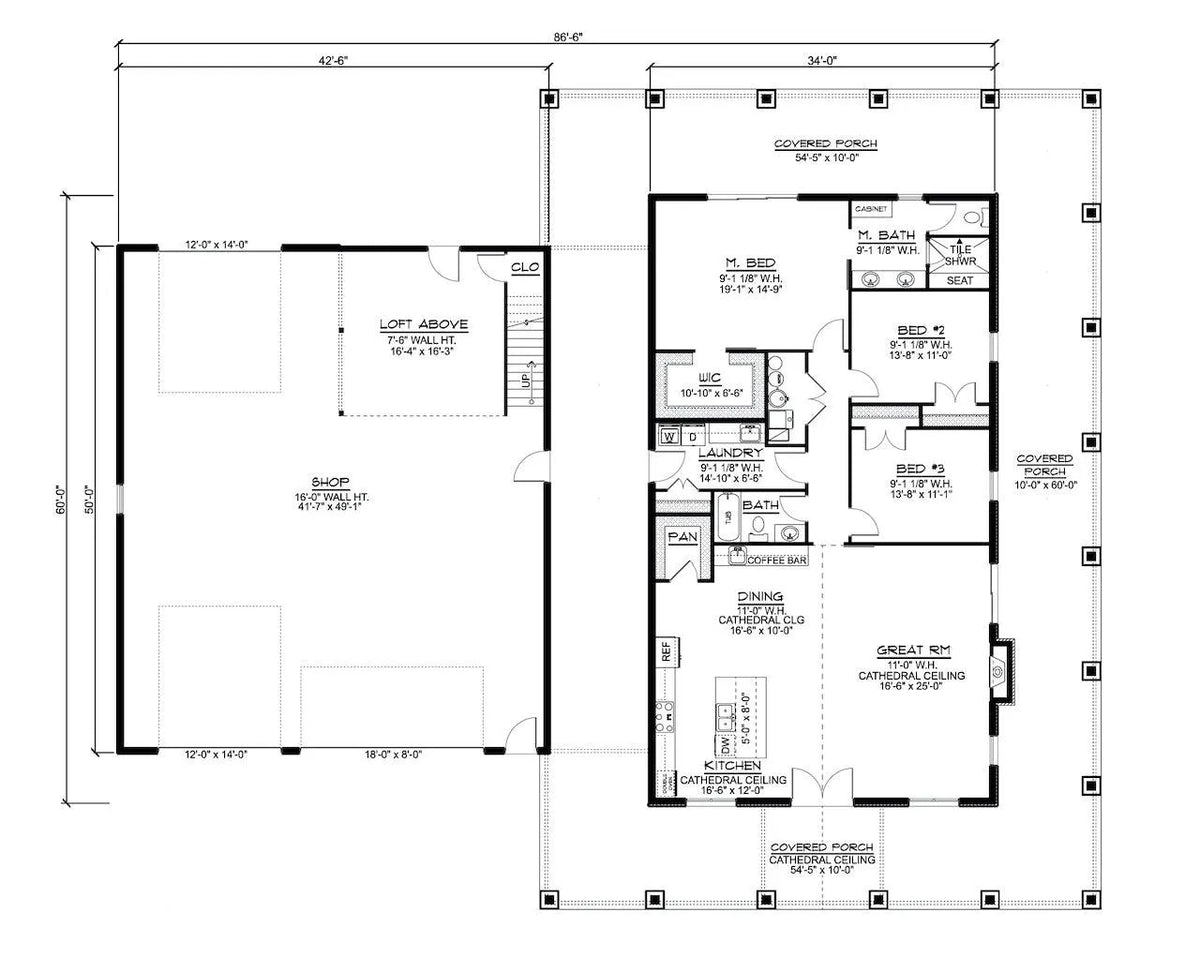 Quinn House Plan - Archival Designs House Plans, floor plan