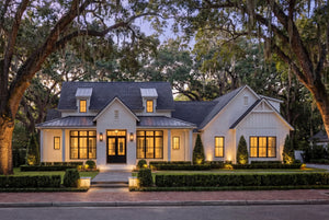 H7639-A Transitional House, 3 Bedrooms, 3.5 Bathrooms | Fitzgerald House Plan Exterior-6