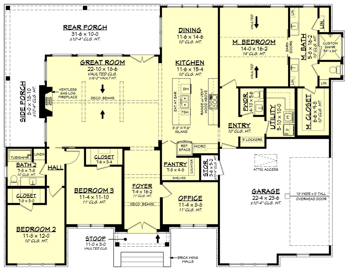 Oxford Main Floor Plan