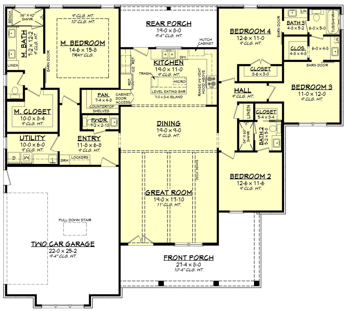 Charlotte Park House Plan - Archival Designs House Plans