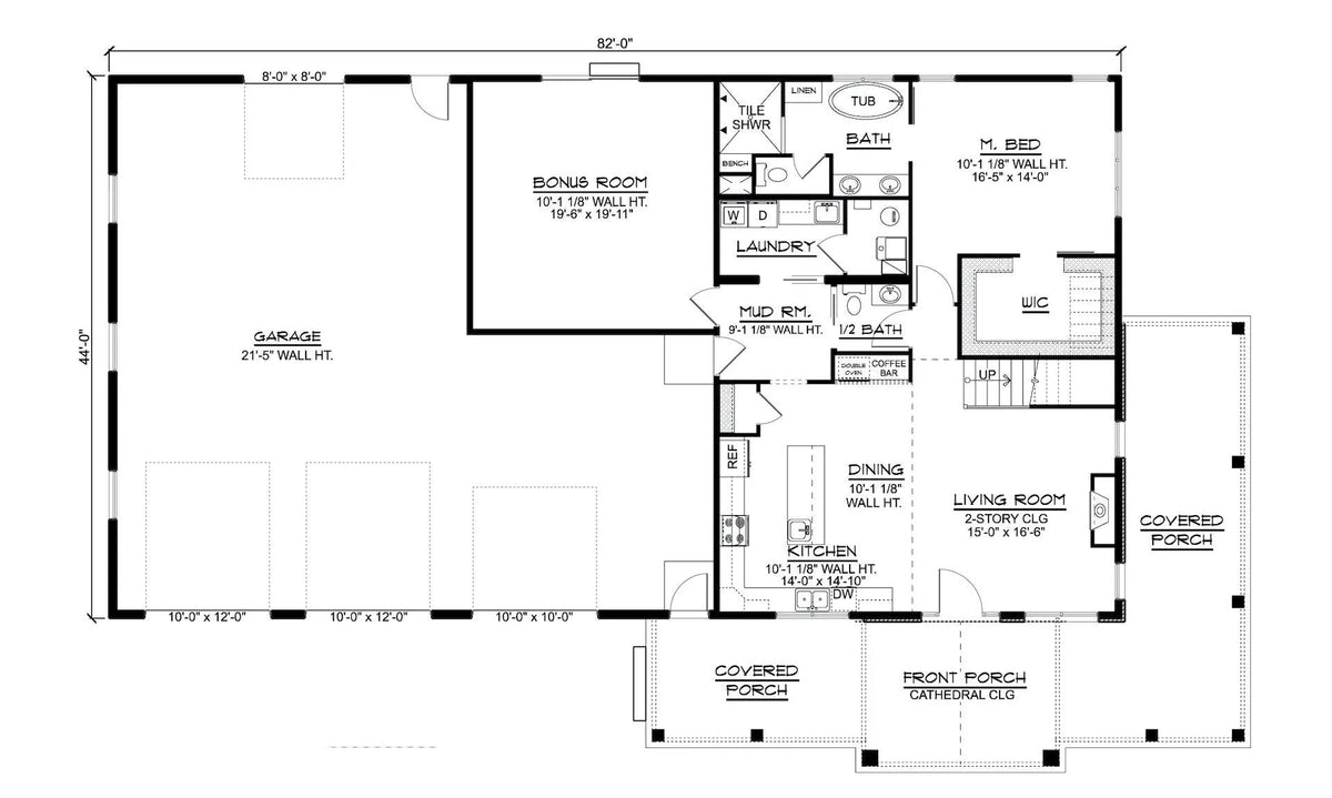 Bay House Plan - Archival Designs House Plans, floor plan