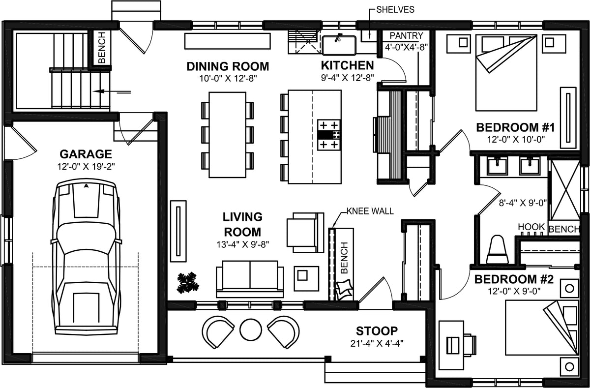 Koa House First Floor Plan