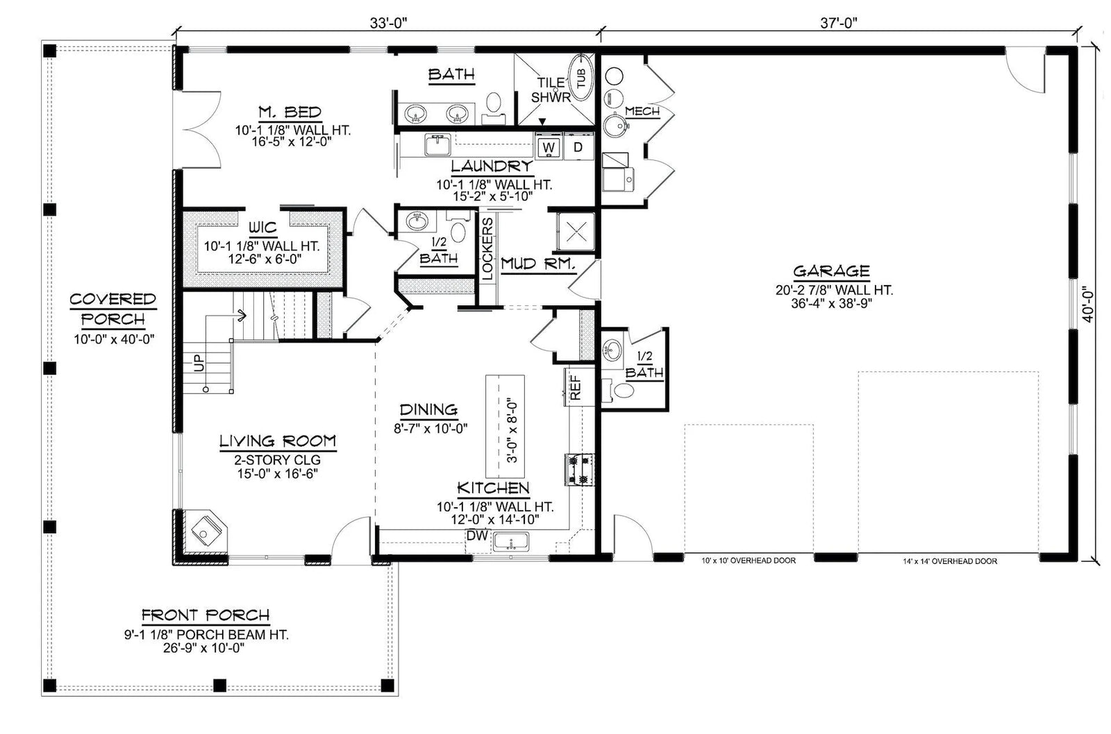 Leighton House Plan - Archival Designs House Plans