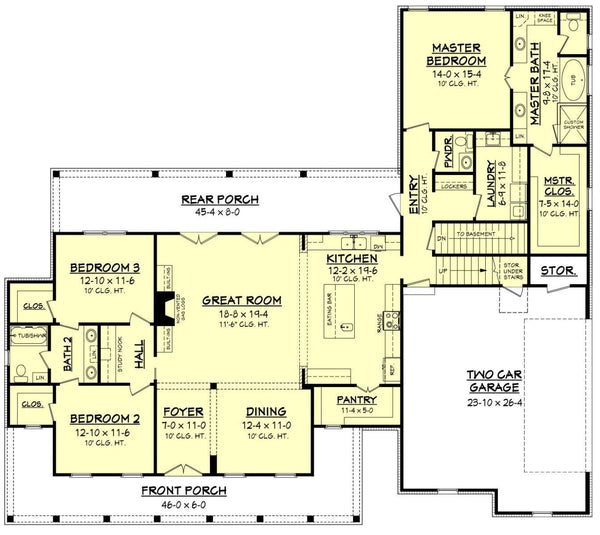 Manor Farm House Plan | New American Style Country House Plan