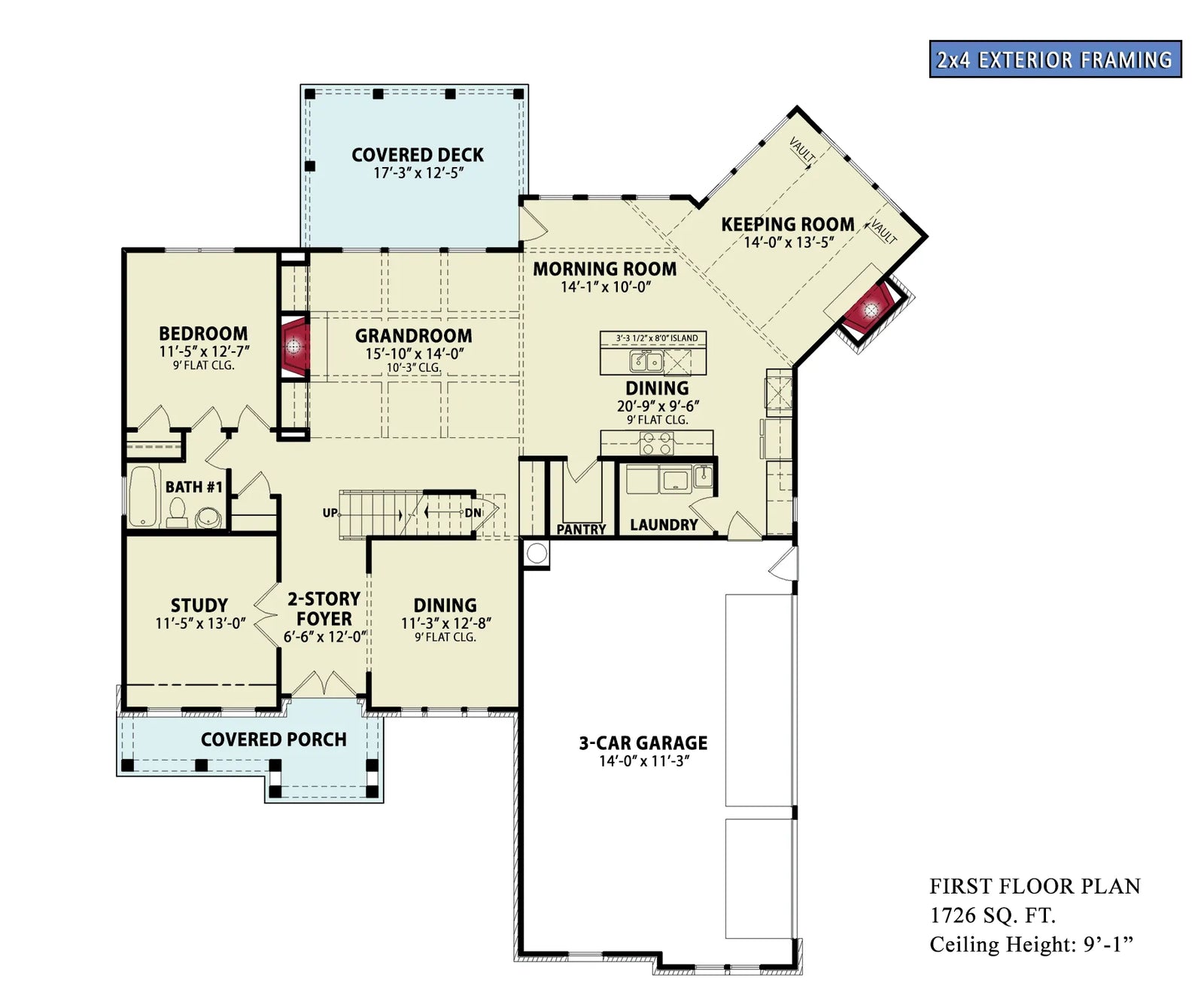 Edenshire B House Plan - Archival Designs House Plans