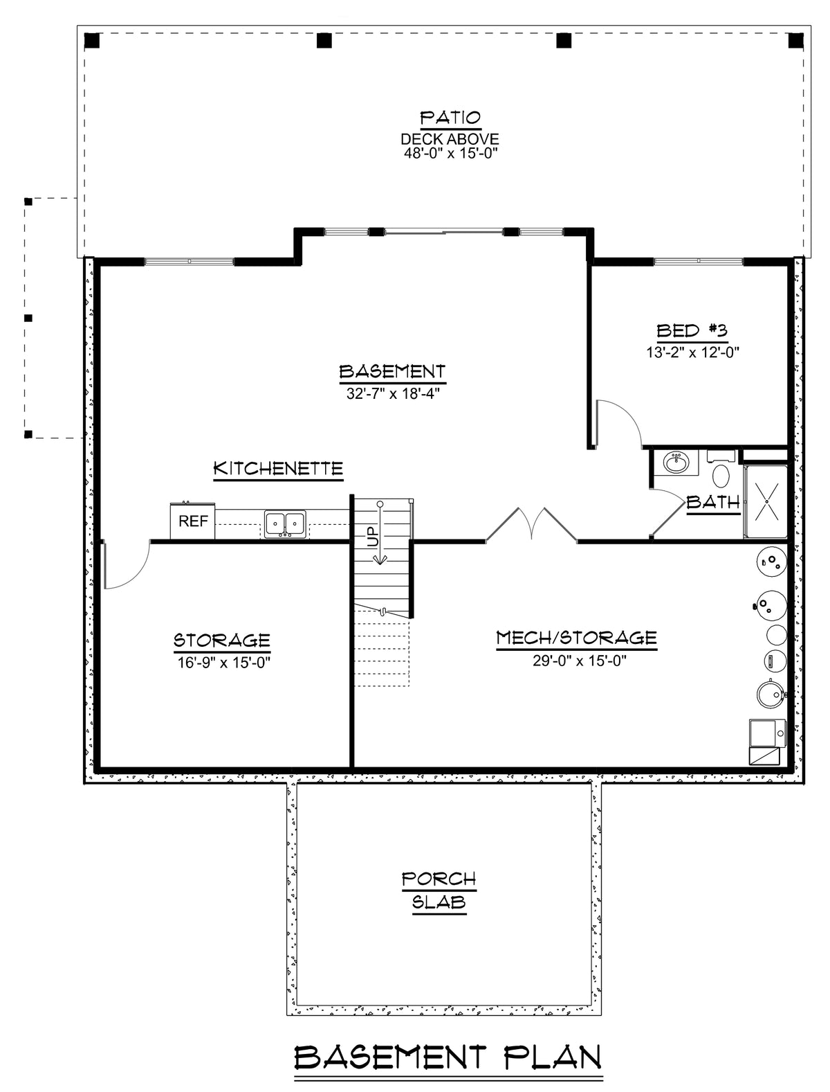 Wayside II Basement Floor Plan