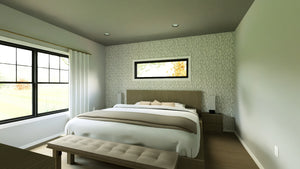 Q8415-A Barndominium House, 2 Bedrooms, 2 Bathrooms | 23295 House Plan Master Bedroom
