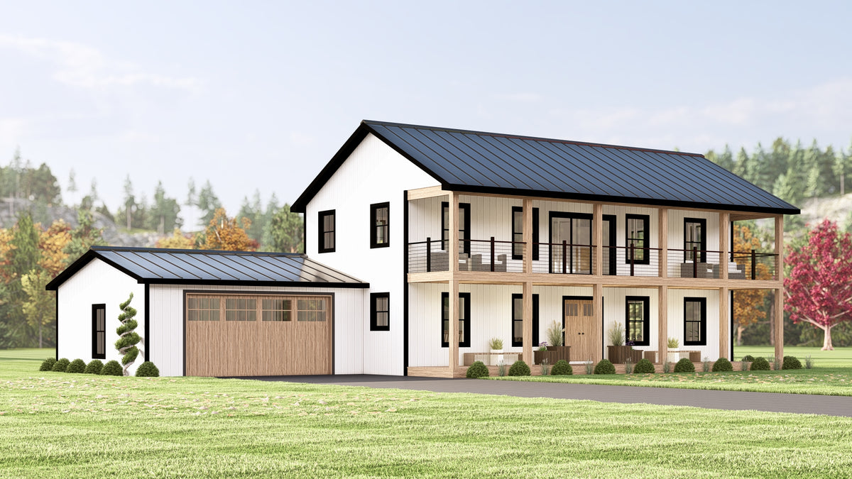 4-Bedroom, 2,392 sq ft Home Plan with Loft, Mud Room, and Covered Porch