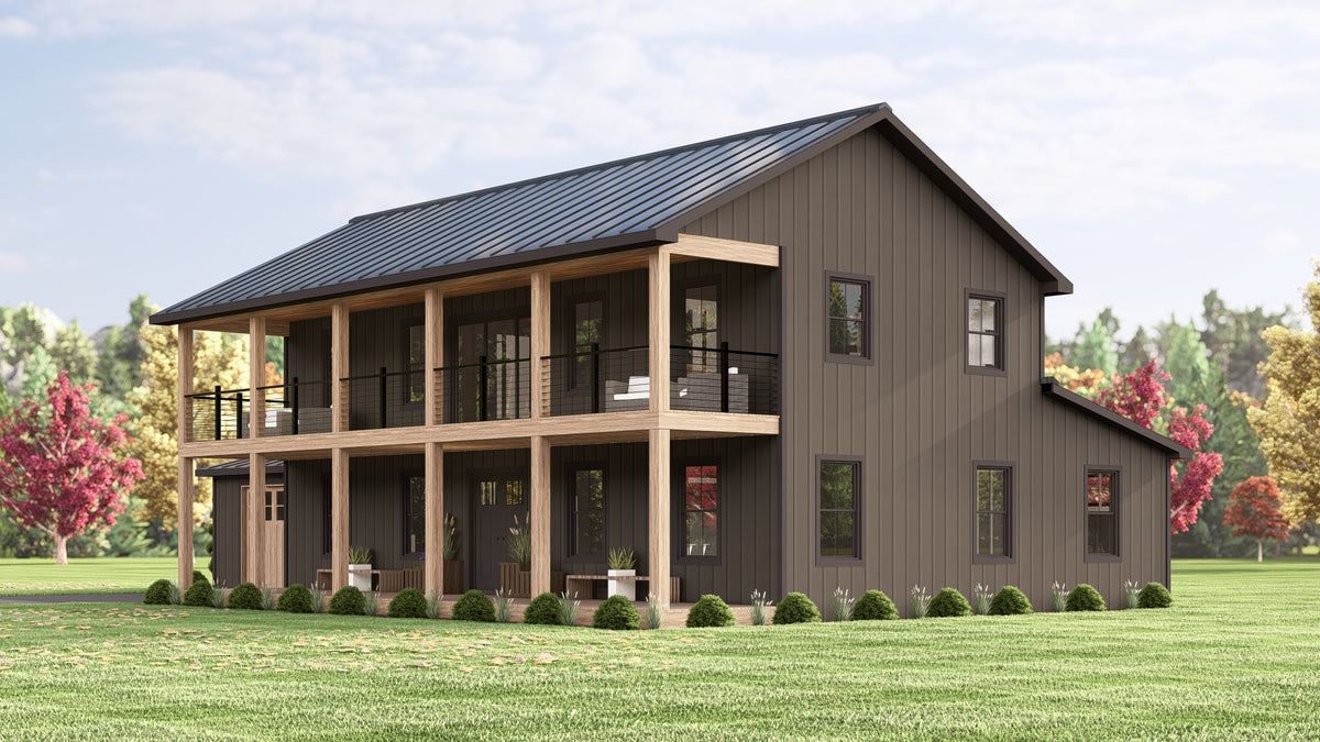 4-Bedroom, 2,392 sq ft Home Plan with Loft, Mud Room, and Covered Porch