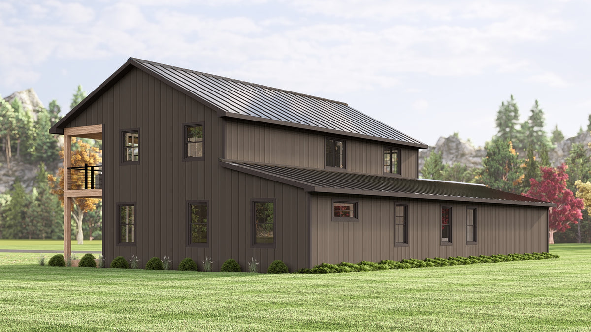 4-Bedroom, 2,392 sq ft Home Plan with Loft, Mud Room, and Covered Porch