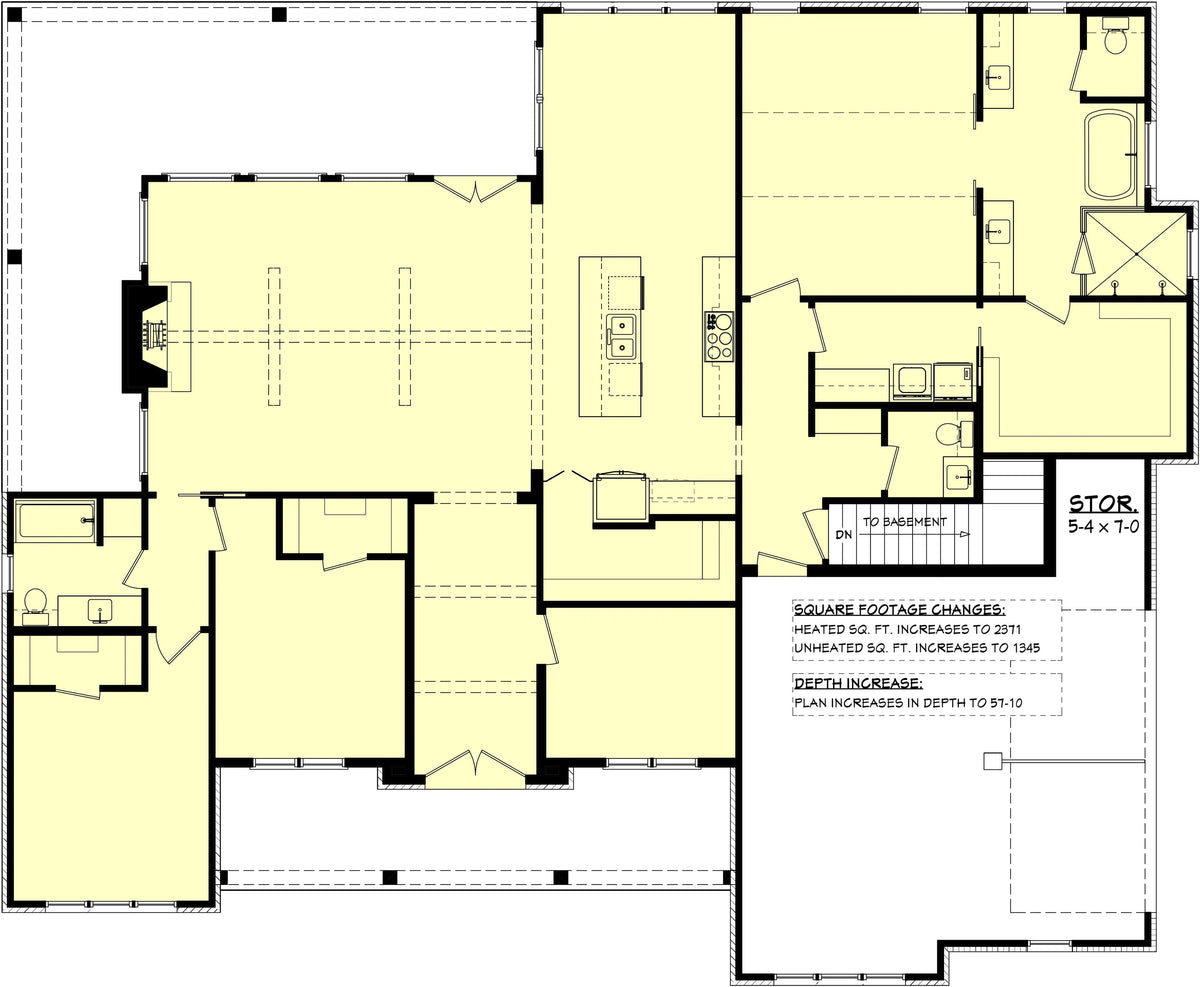 Tanglewood House Plan - Archival Designs House Plans, floor plan