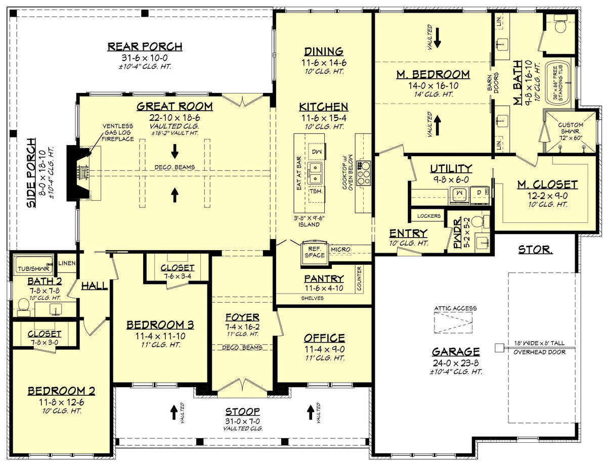 Tanglewood First Floor Plan