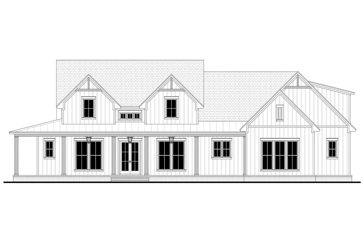 Sandy Springs House Plan Front