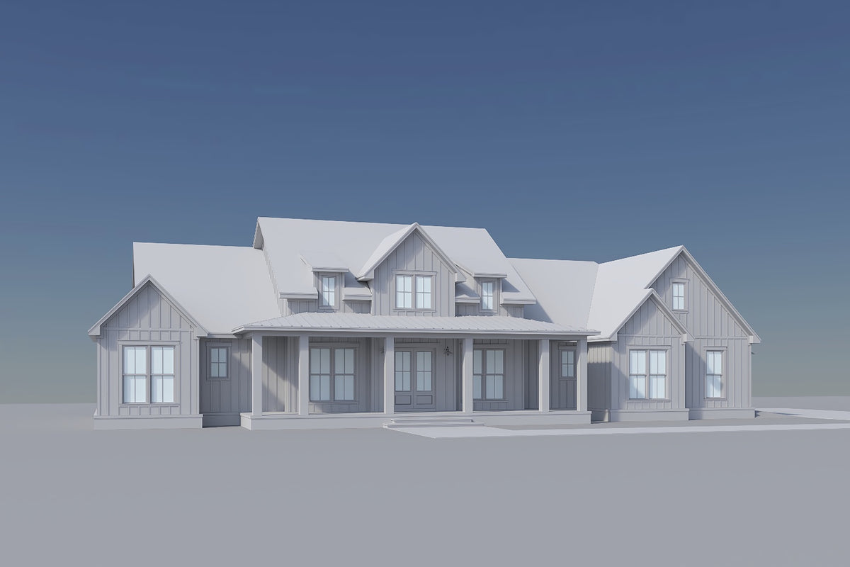 H7409-A 2379-S House Grayscale Model