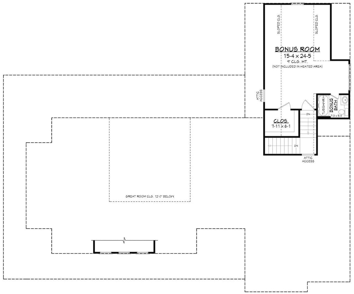 Lennon House Plan - Archival Designs House Plans, floor plan