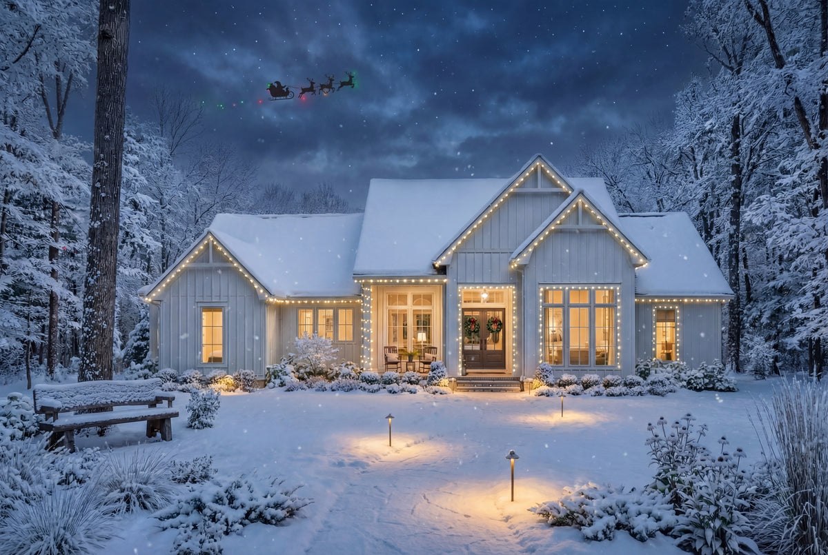 H1593-A Modern Farmhouse, 3 Bed, 2.5 Bath | 2397-S House Plan Exterior-3