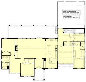H7268-A Sullivan House Basement Stair Location Floor Plan