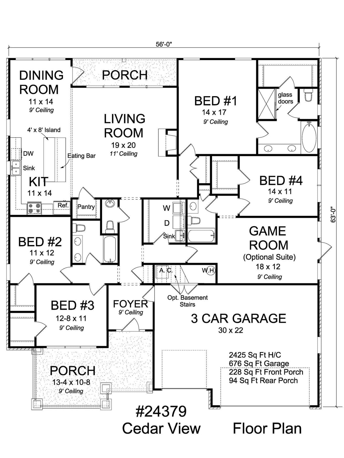 Cedar View House Plan