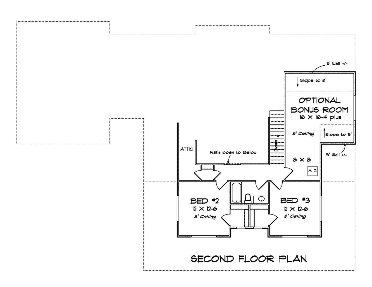 Whitefield House Plan - Archival Designs House Plans, floor plan