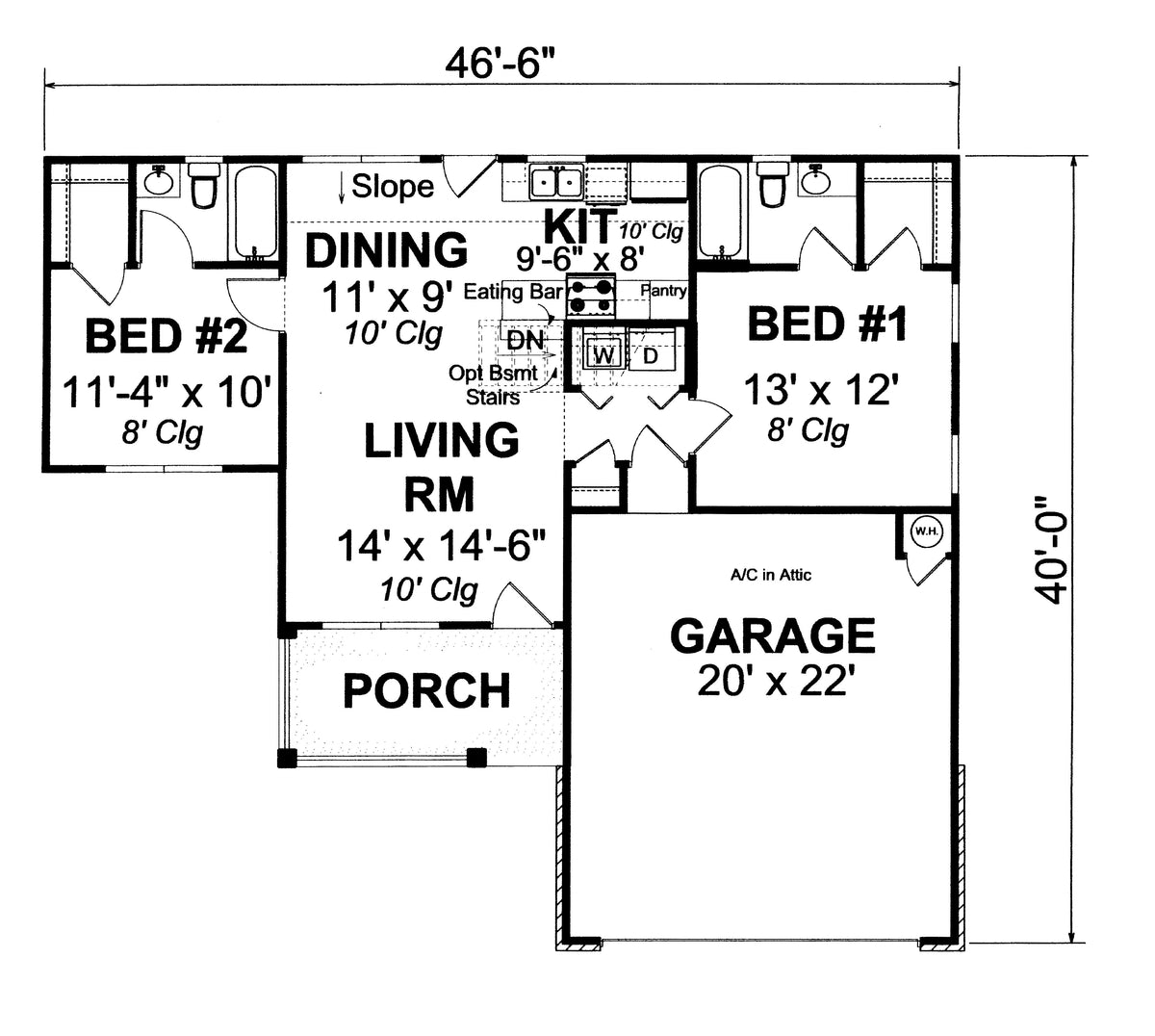Coral Spring First Floor Plan