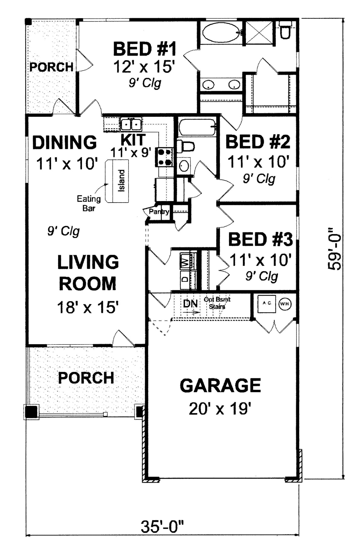 Boyes House Plan - Archival Designs House Plans, floor plan