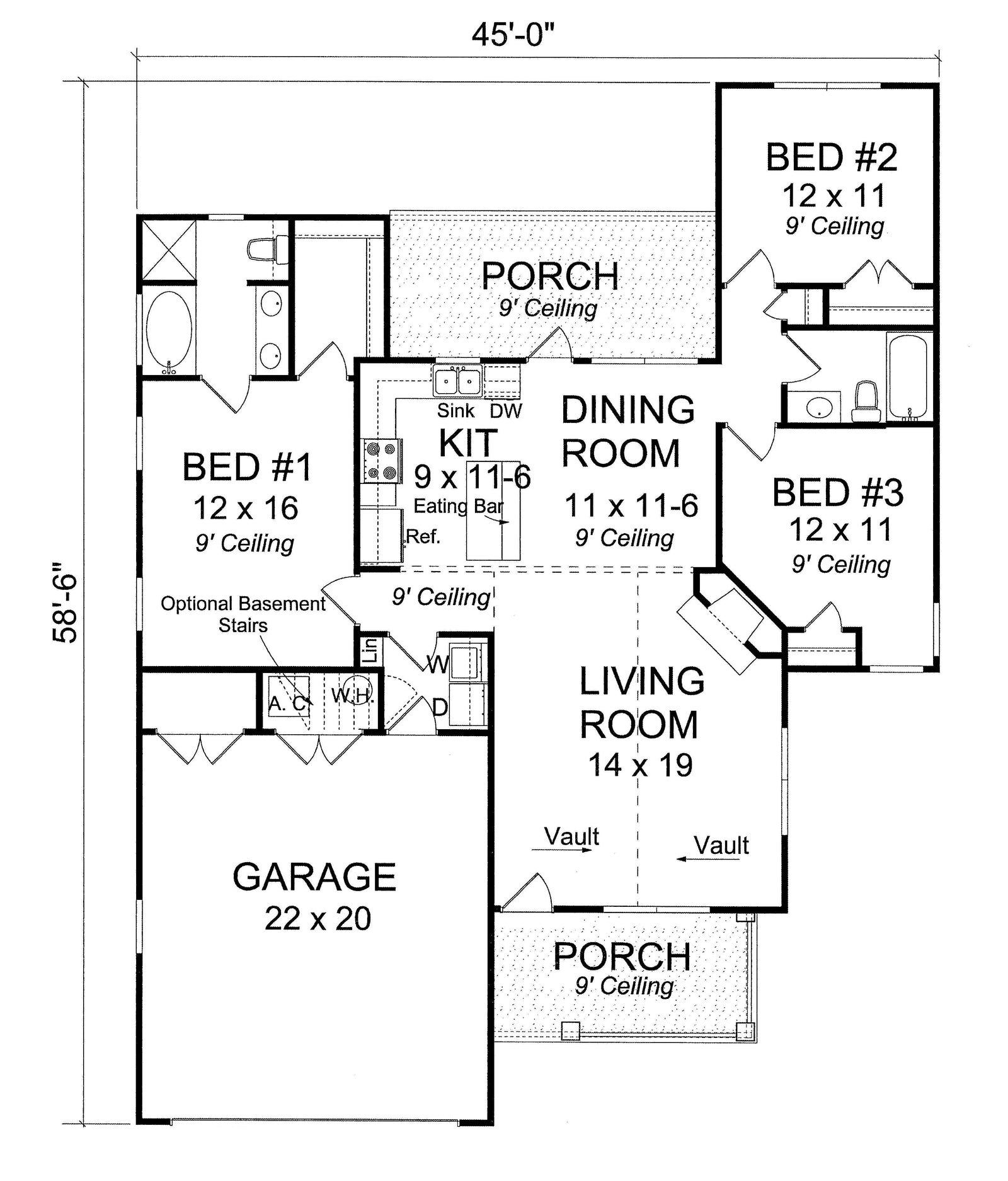 Davenport House Plan - Archival Designs House Plans