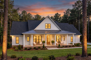 H8407-A Farmhouse House, 4 Bedrooms, 2.5 Bathrooms | Clark House Plan Exterior-9