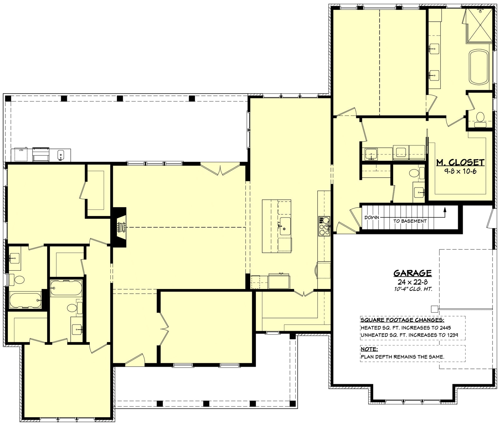 H8038-A Modern Farmhouse, 3 Bedrooms, 3.5 Bathrooms | Hensley 2427 Exterior