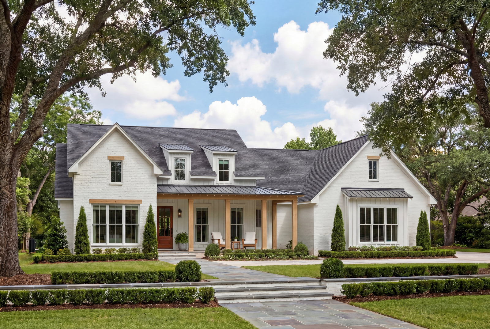 H8038-A Modern Farmhouse, 3 Bedrooms, 3.5 Bathrooms | Hensley 2427 Exterior