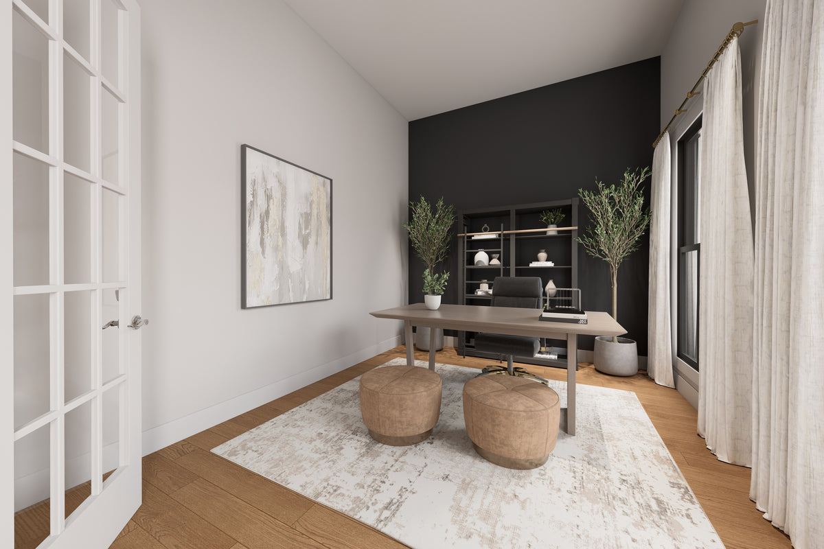 H8038-A Modern Farmhouse Office, 3 Bedrooms, 3.5 Bathrooms | Hensley 2427 
