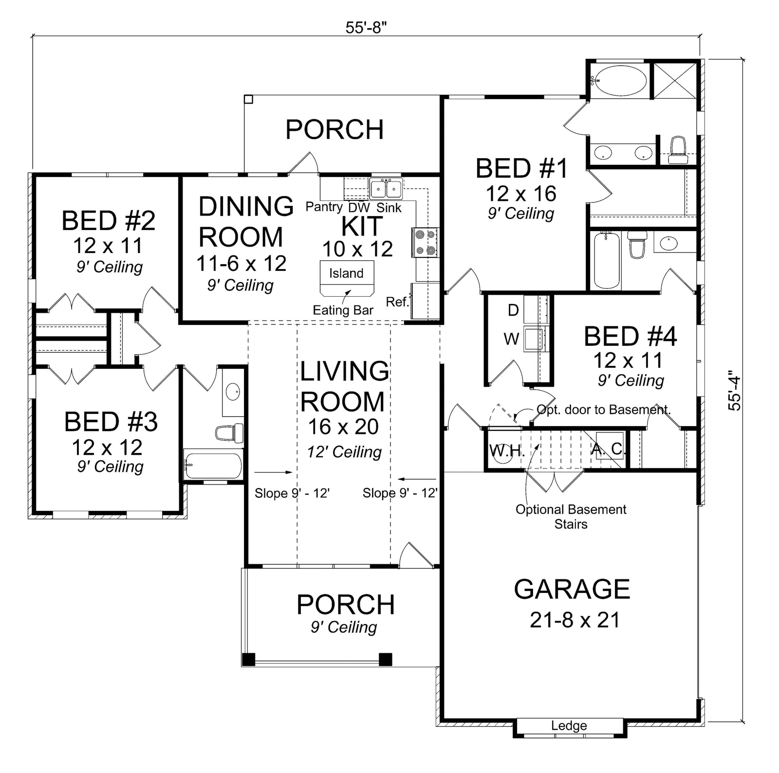 Garland House Plan - Archival Designs House Plans