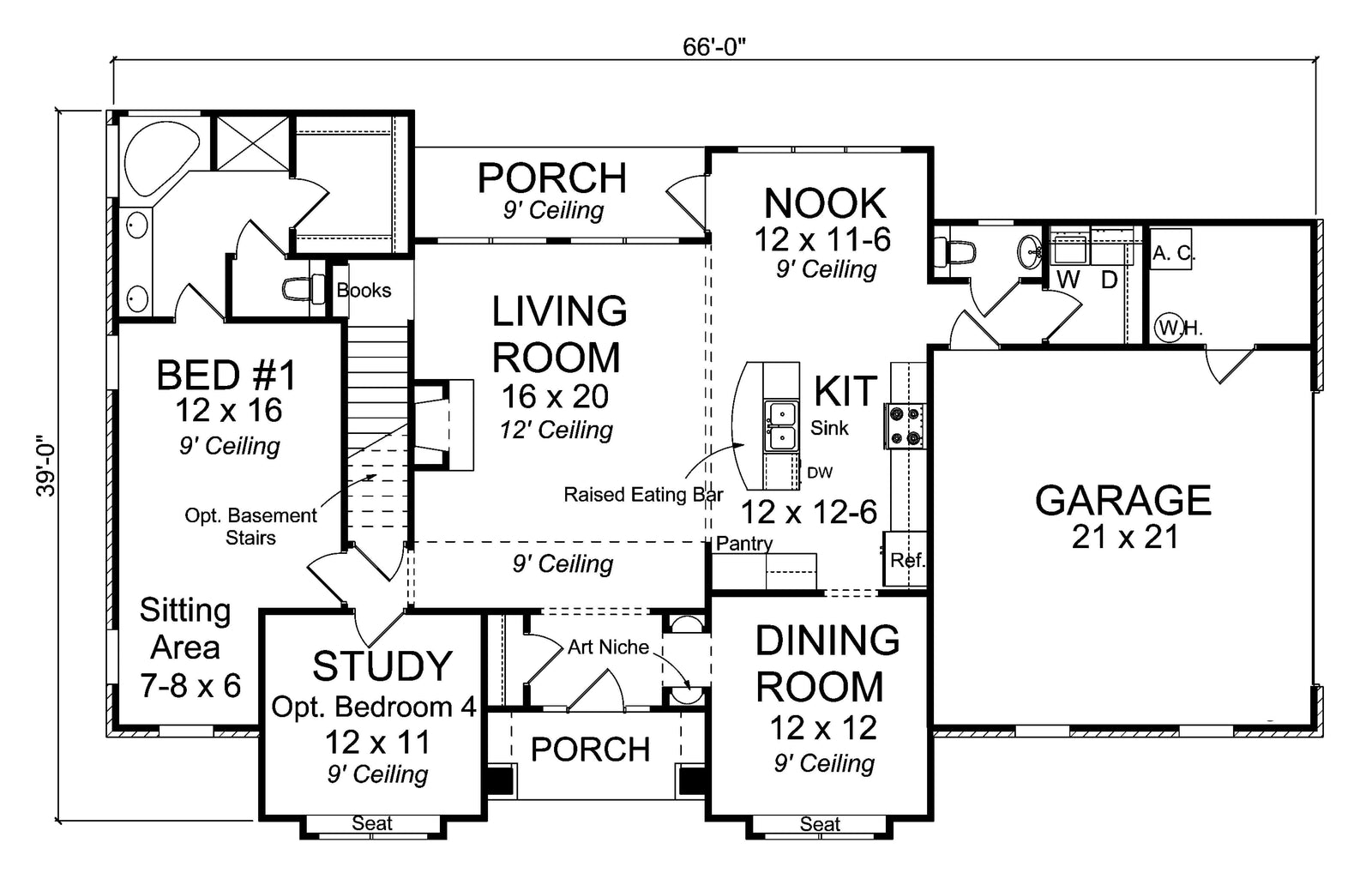 Centerville House Plan - Archival Designs House Plans