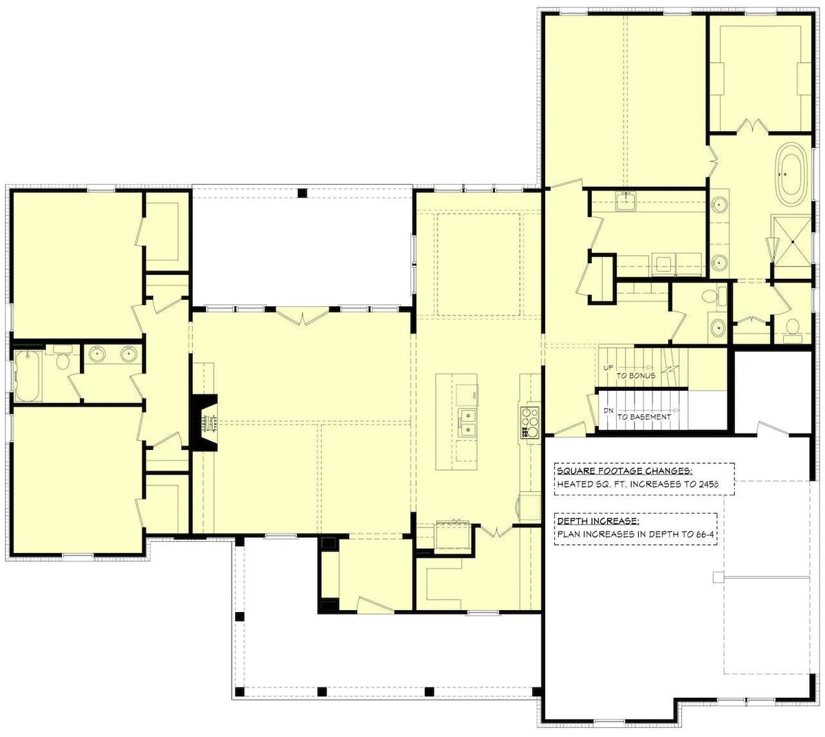 Fox Hollow House Plan - Archival Designs House Plans, floor plan