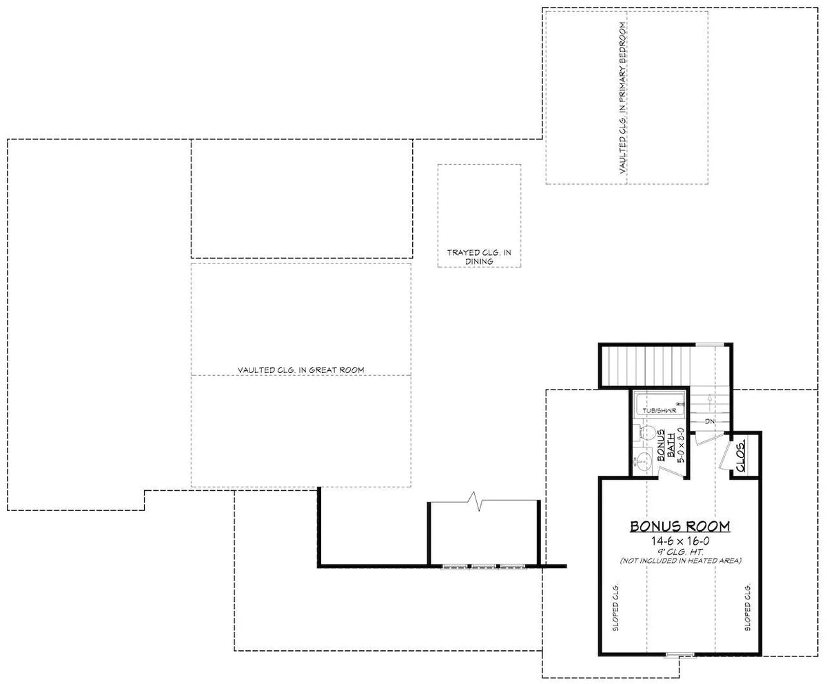 Fox Hollow House Plan - Archival Designs House Plans, floor plan