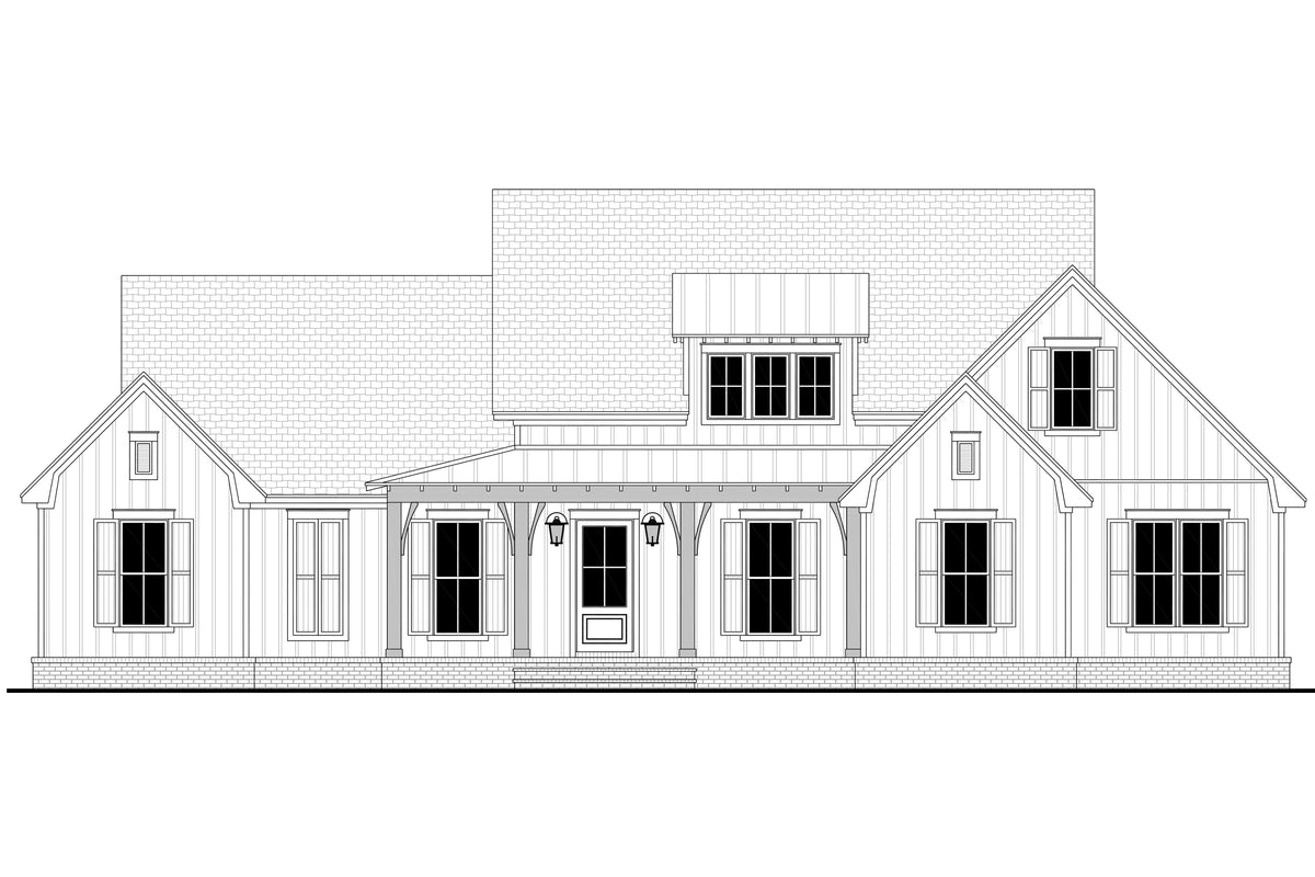 Fox Hollow House Plan - Archival Designs House Plans