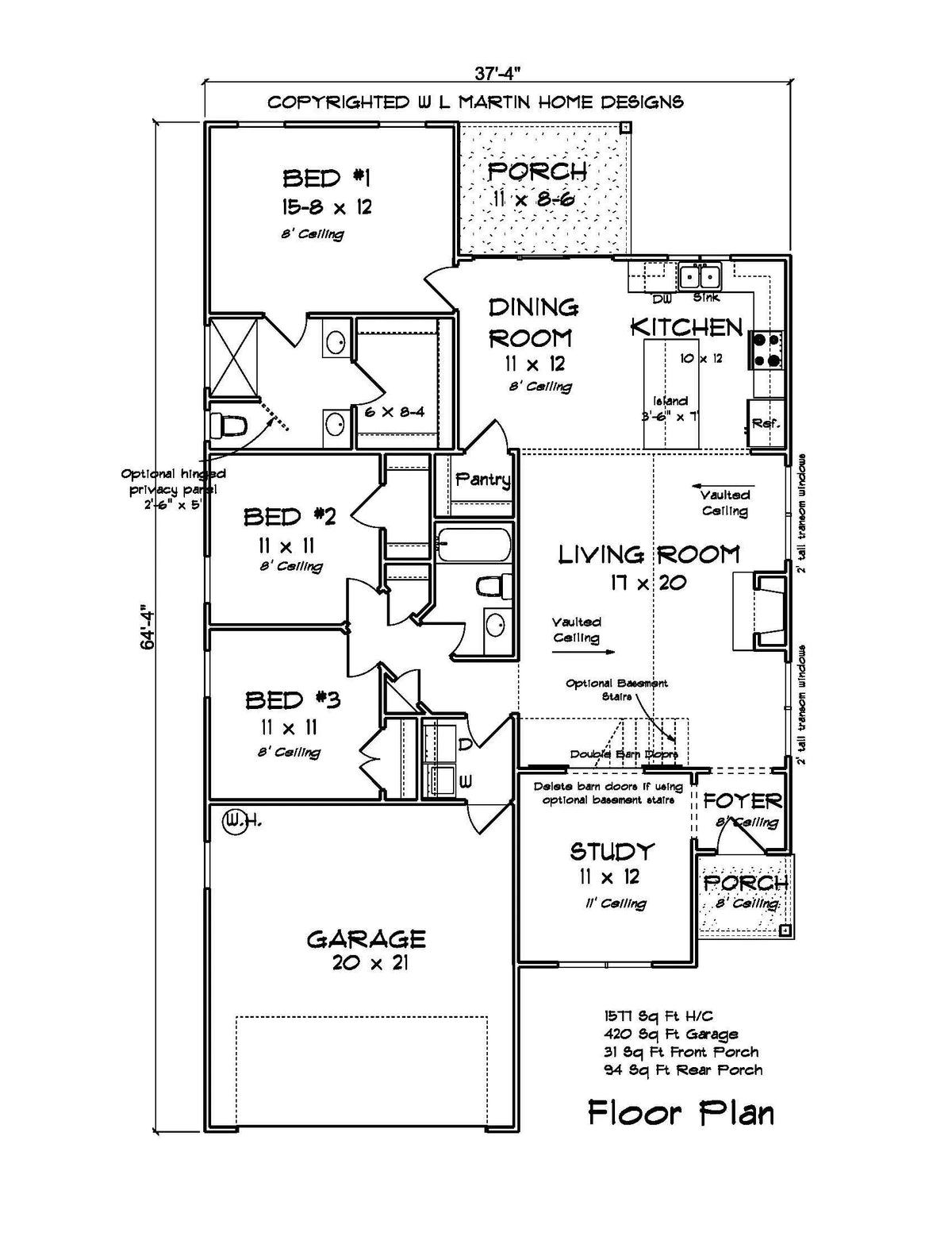 Orchard Oasis House Plan - Archival Designs House Plans