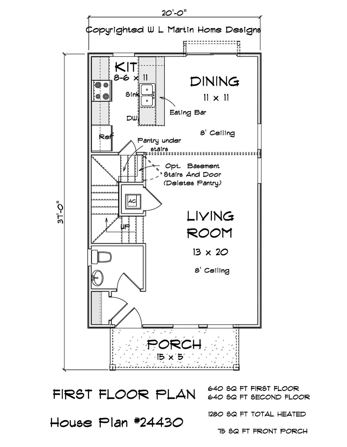 Homespun Haven House First Floor Plan