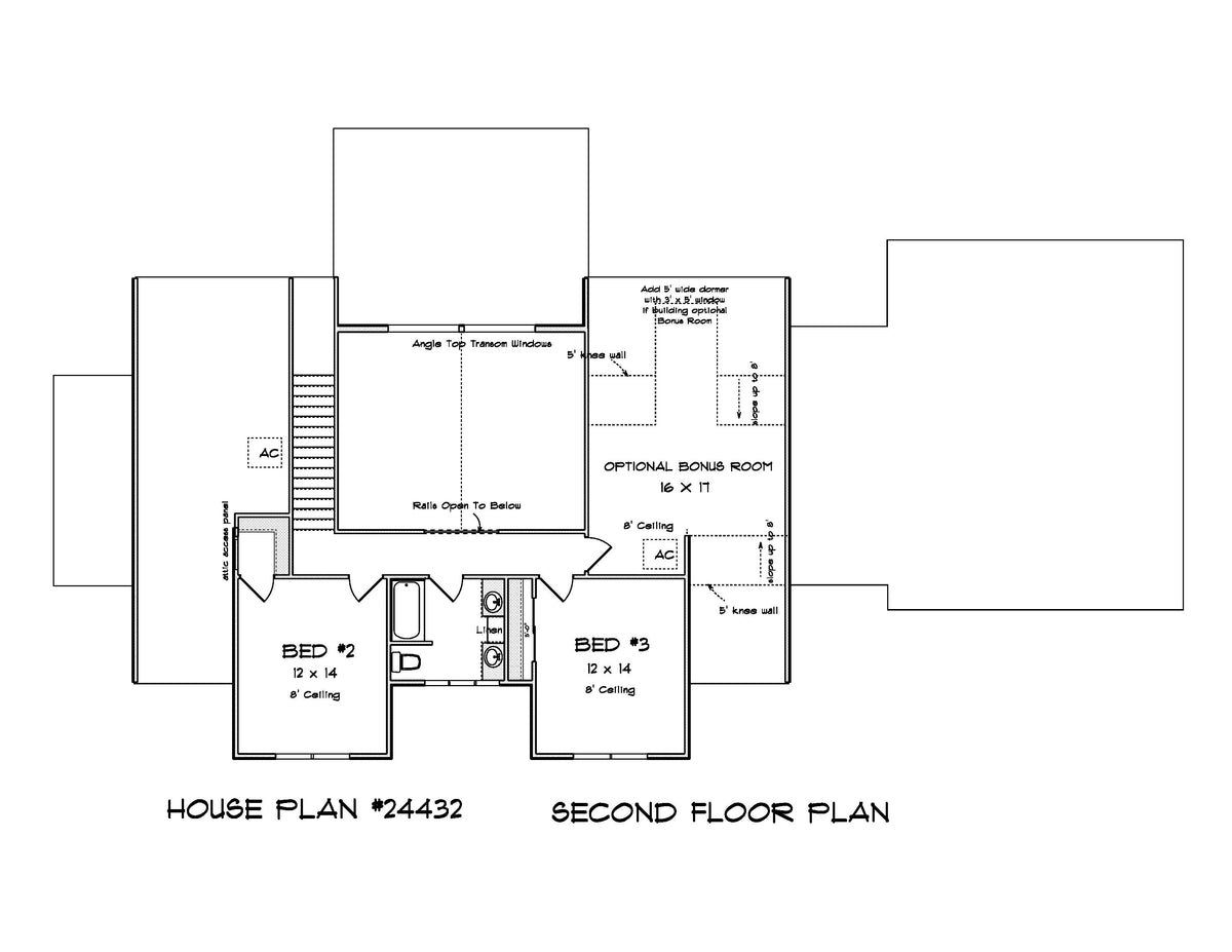 Larkspur Lane House Second Floor Plan