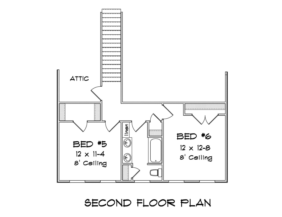 Redwood Ranch House First Floor Plan