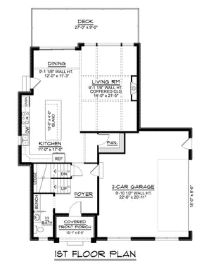 Q7457-A 24436 House First Floor Plan 6 Beds 3.5 Baths