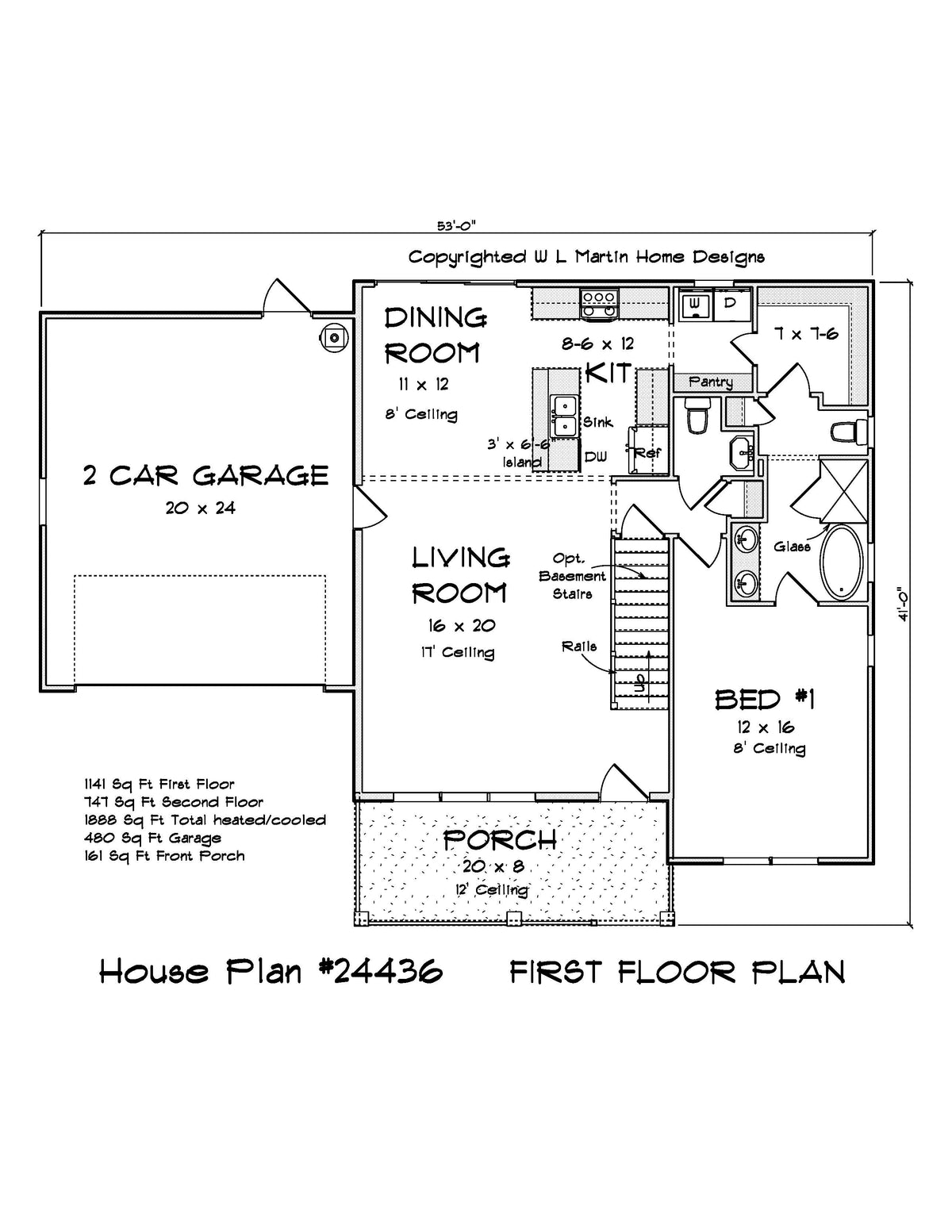 Golden Grove House First Floor Plan