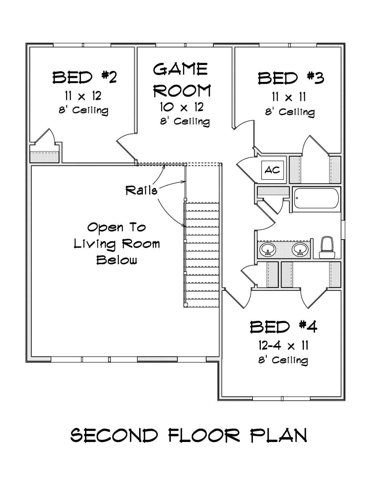 Golden Grove House Second Floor Plan