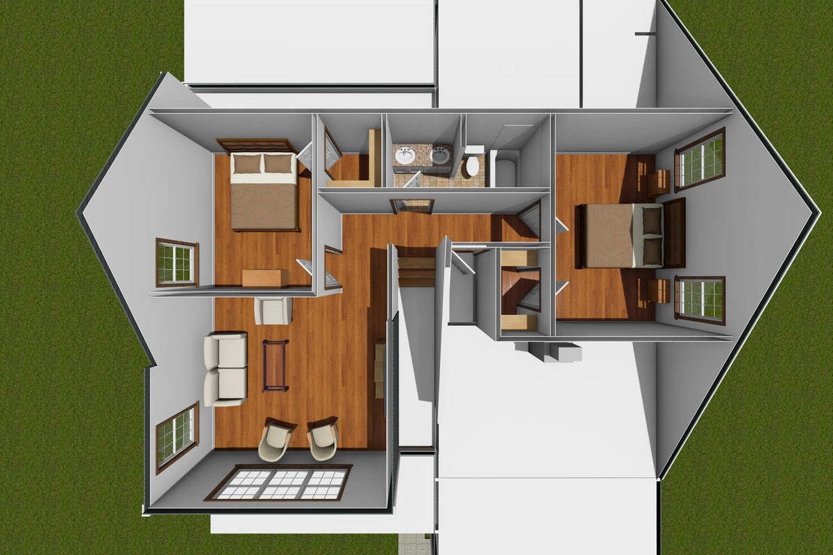 Aspen Retreat House Plan - Archival Designs House Plans