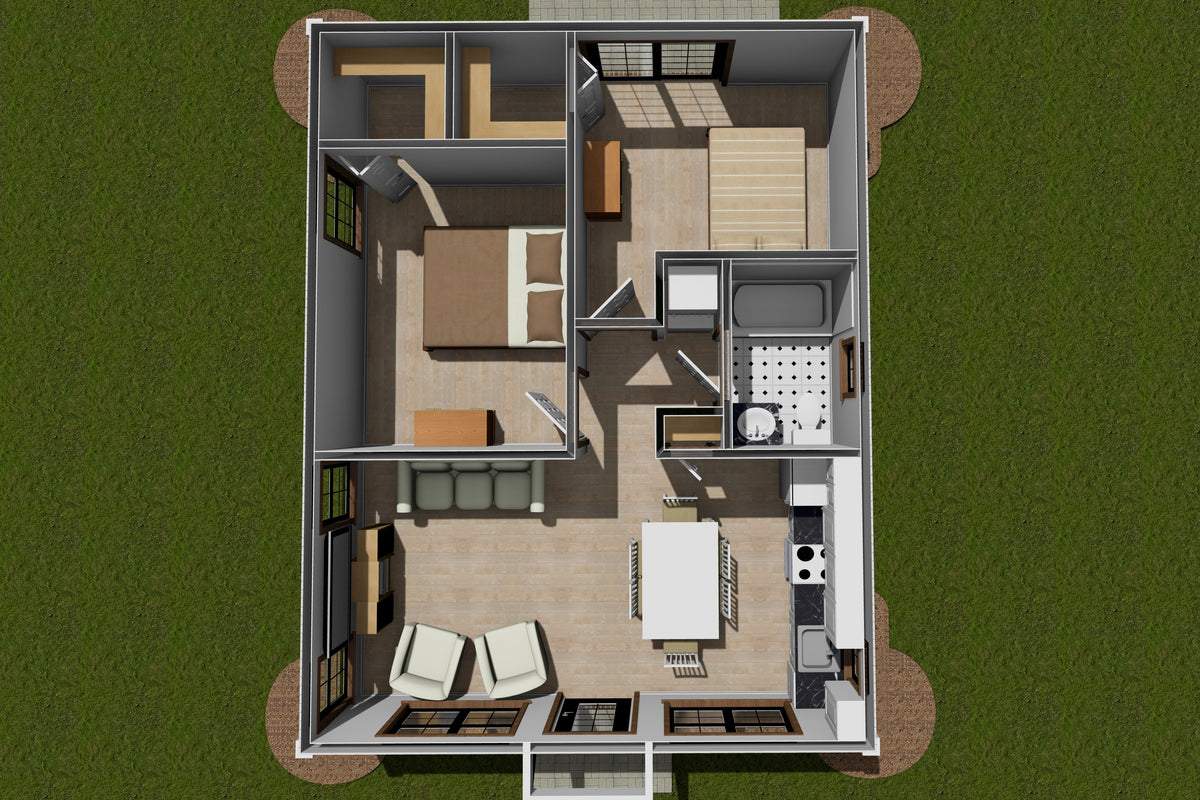 Evergreen Escape House Plan
