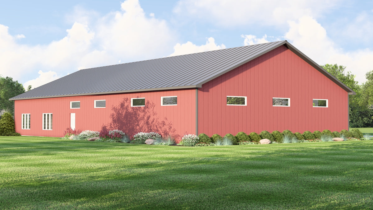 Q7471-A Barndominium House, 2 Beds, 2.5 Baths | 24467 Exterior-3